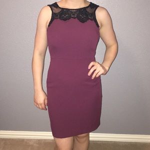 FOREVER 21 plum and lace dress, SZ XS 🙌🏼